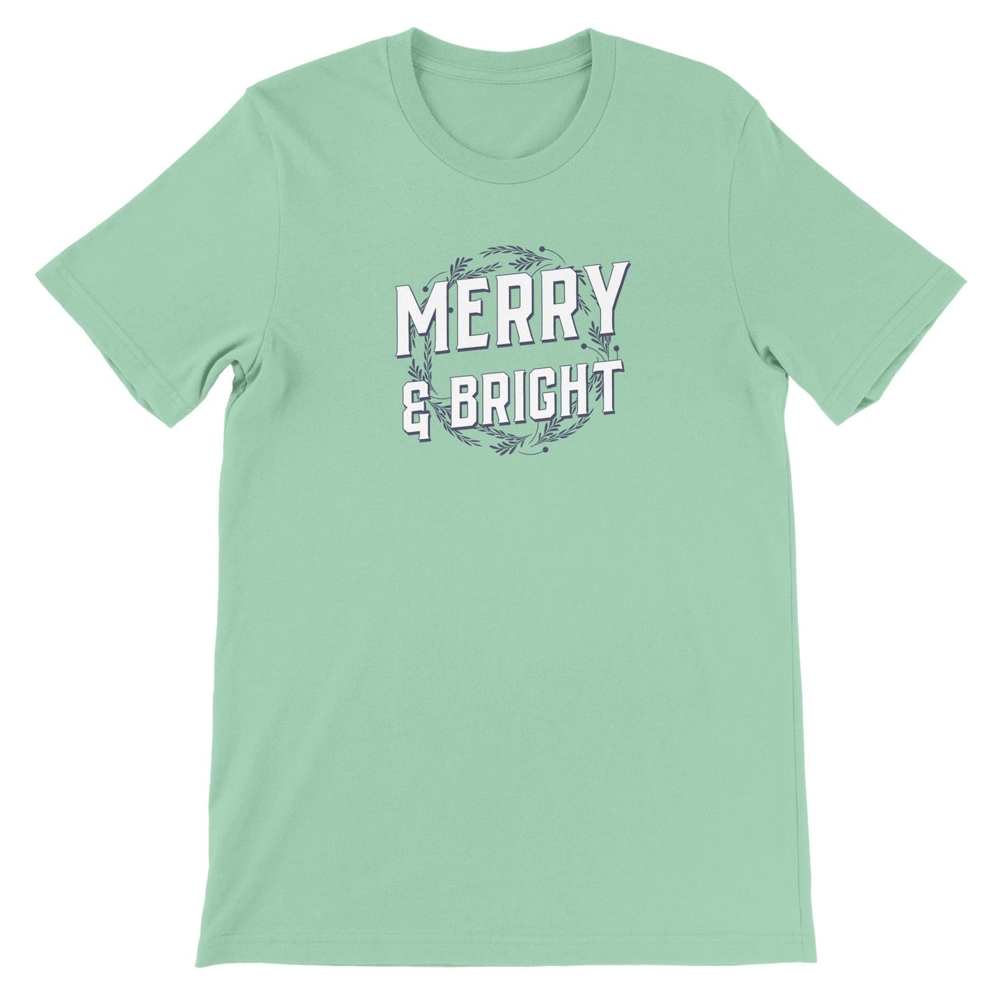 Merry and Bright Premium Unisex Crewneck T-shirt