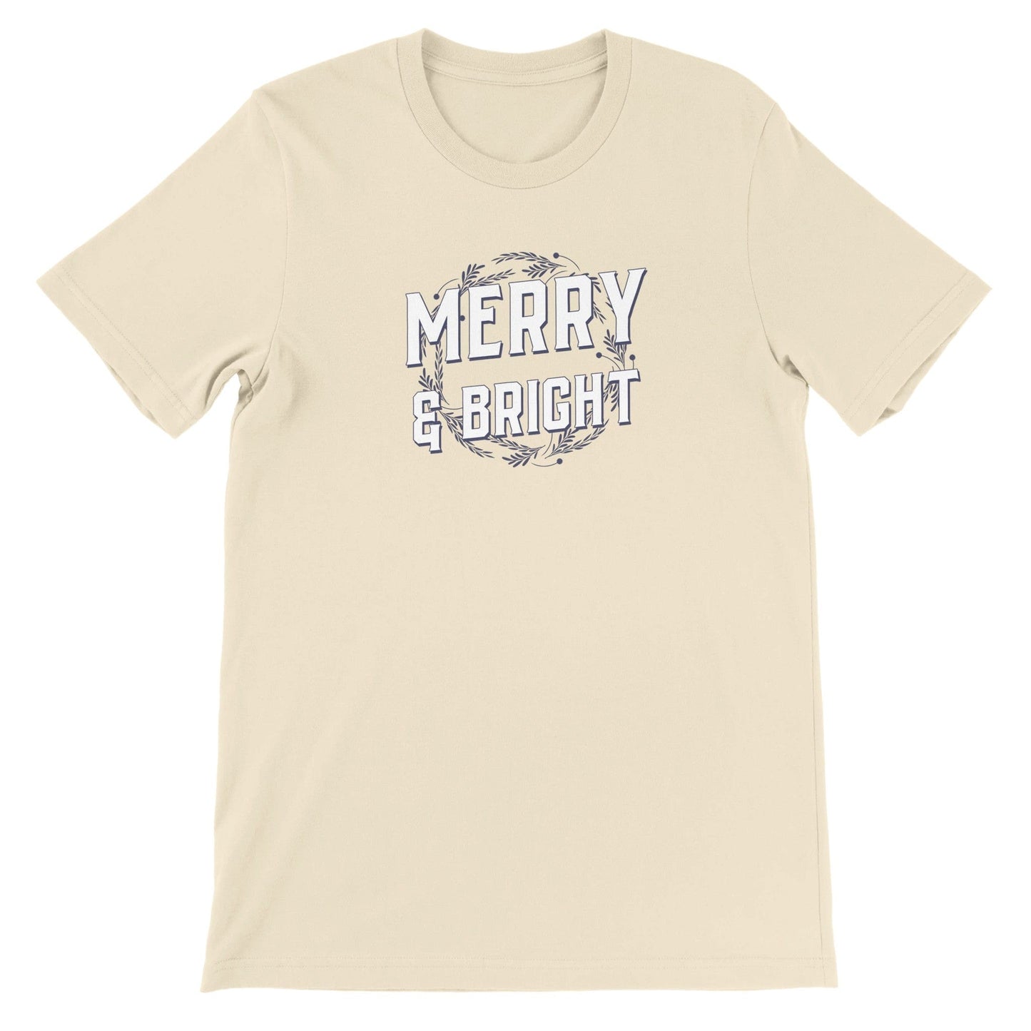 Merry and Bright Premium Unisex Crewneck T-shirt