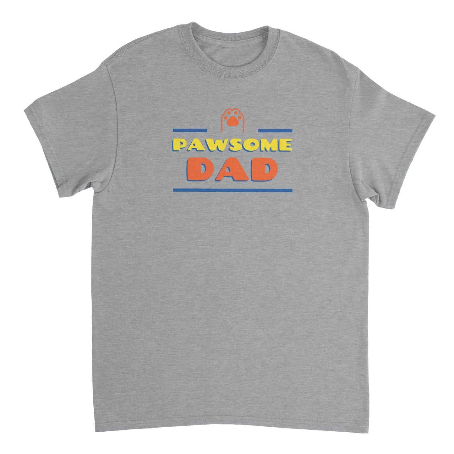 Pawsome Dad Unisex Crewneck T-shirt