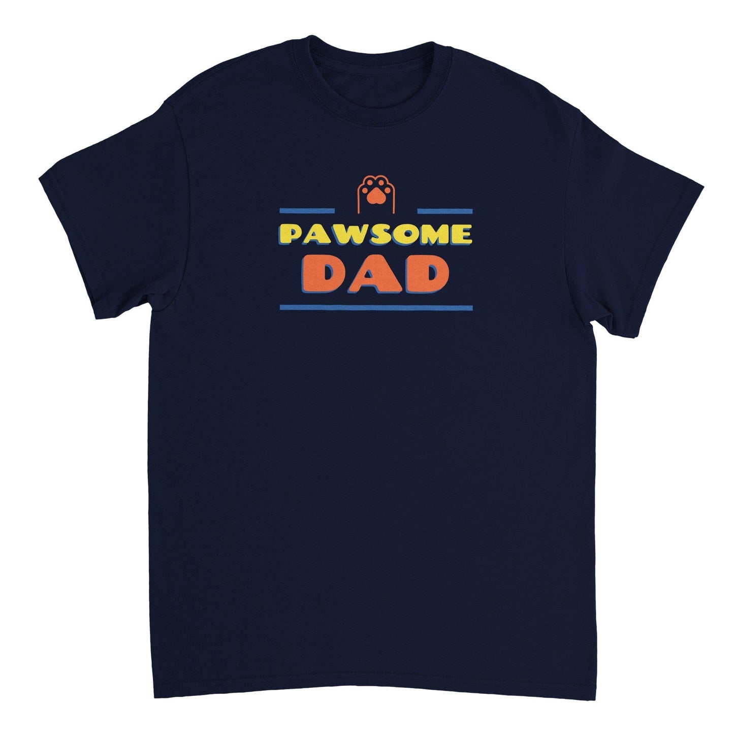 Pawsome Dad Unisex Crewneck T-shirt