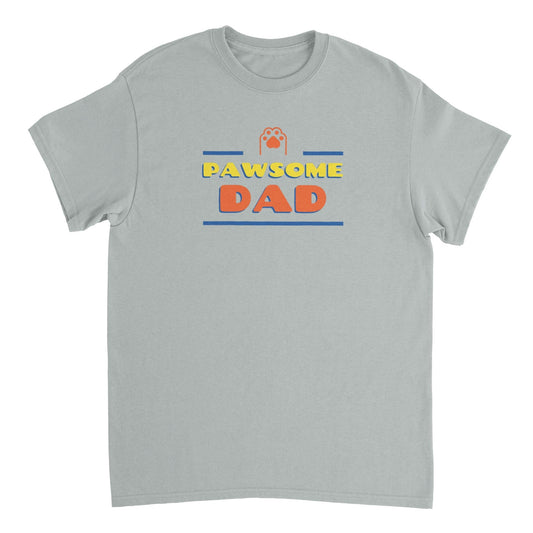 Pawsome Dad Unisex Crewneck T-shirt