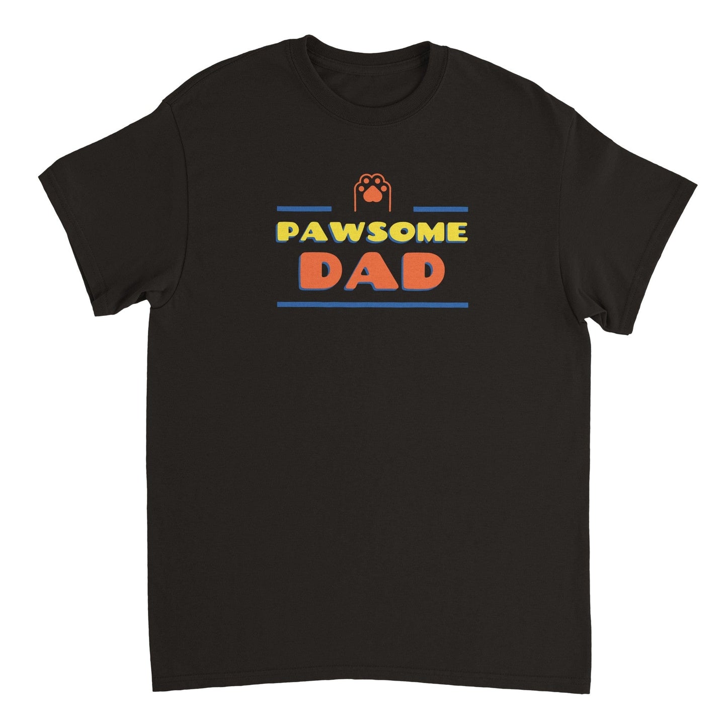Pawsome Dad Unisex Crewneck T-shirt