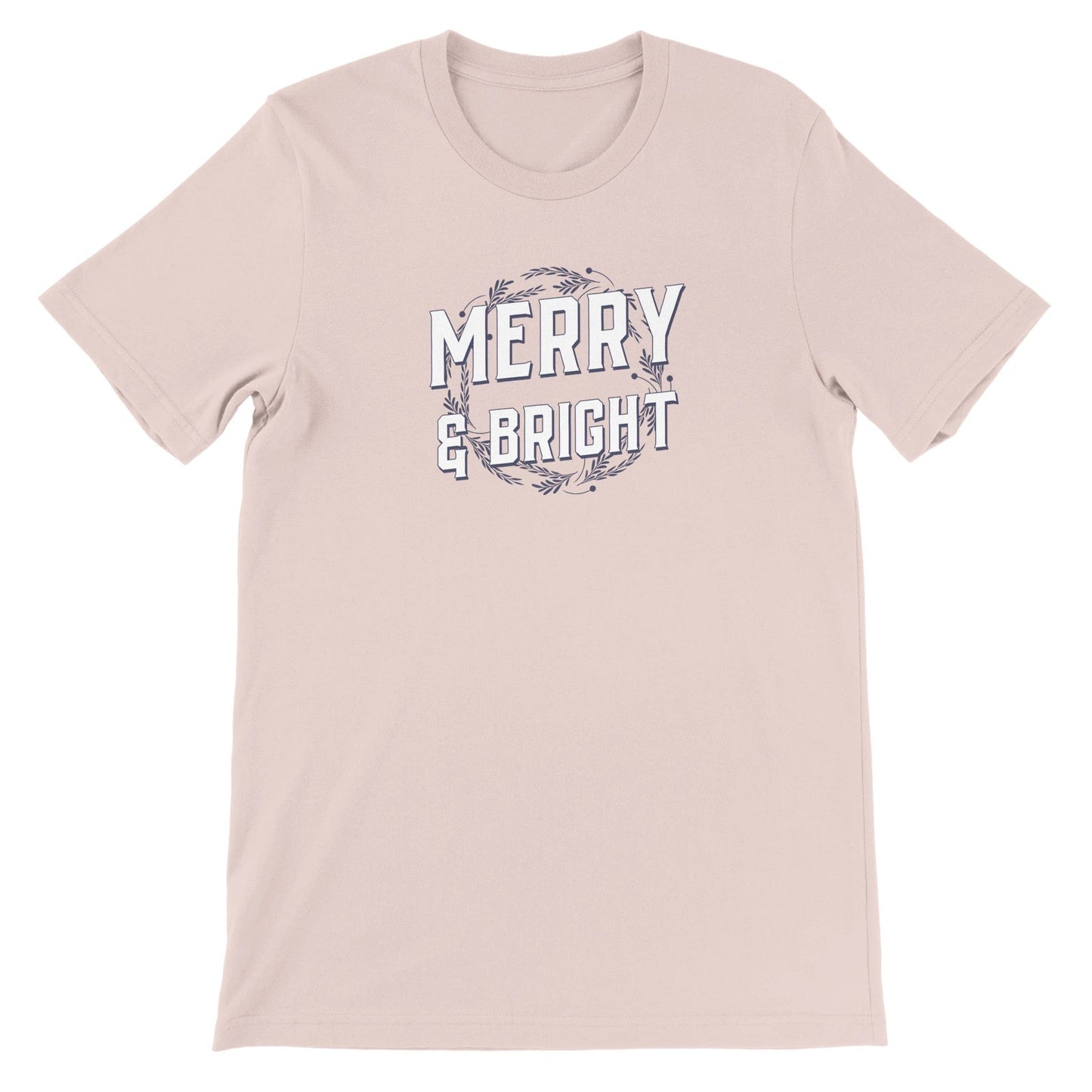 Merry and Bright Premium Unisex Crewneck T-shirt